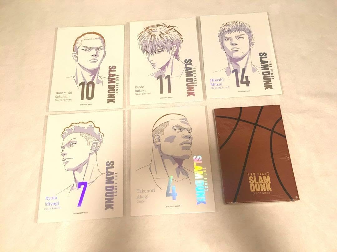 韓国限定 スラムダンク ホログラムポストカード5枚 ポストカードブック